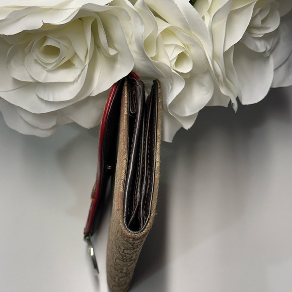 Vintage Christian Dior Brown Trotter Raster Saddle Bi-Fold Wallet - Picture 3 of 10